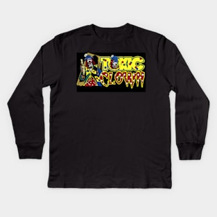 Toxic Clown w/Mumbles Kids Long Sleeve T-Shirt